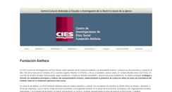 Desktop Screenshot of fundacionaletheia.org